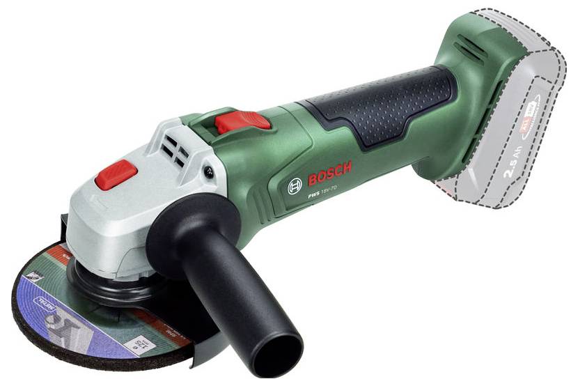 PWS 18V-70 sladdlös vinkelslip 18V, 115 mm - SOLO
