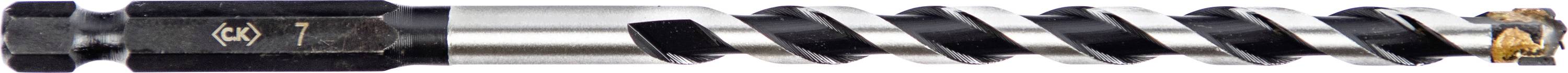 C.K T3114 0715 Carbide Multifunctionele boor 7 mm Gezamenlijke lengte 150 mm Zeskant schacht 1 stuk(s)
