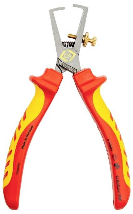 C.K T39074A-RND Striptang VDE Fijnafstelling 0.3 tot 0.5 mm Geschikt voor merk C.k afbeelding