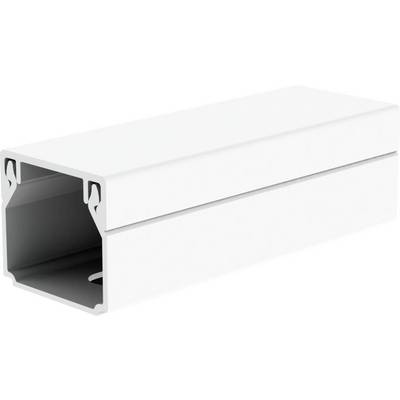 Šuplja, pravokutna bijela aluminijska ekstrudirana cijev s dva otvorena kraja, uobičajeno korištena u građevinarstvu ili inženjerskim primjenama.
