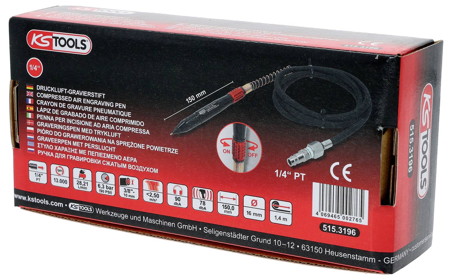 KS Tools olovka za graviranje na komprimirani zrak-2