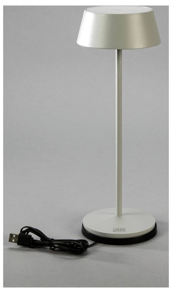Konstsmide 7839-300 Menton LED akumulatorska stolna lampa     siva