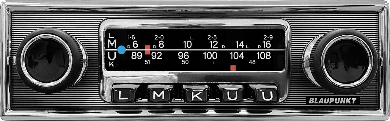 Blaupunkt RETRO CAR RADIO FRANKFURT STEREO MB Autoradio enkel DIN Retrodesign