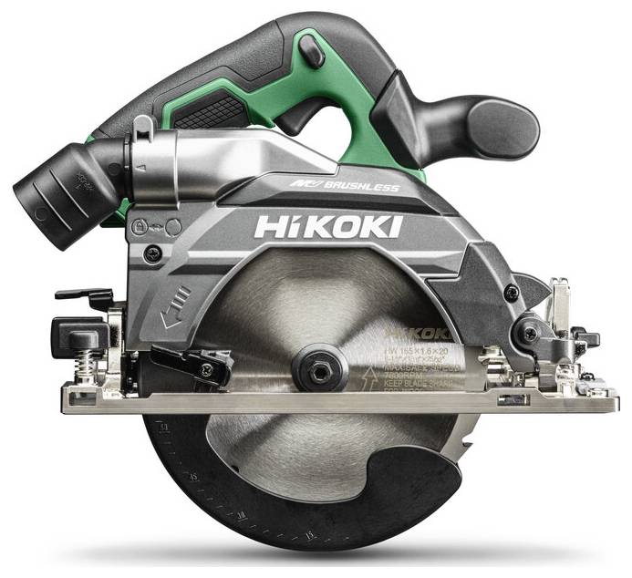 HiKOKI C3606DB Cirkels&aring;g batteridriven 165 mm borstfri 36 V