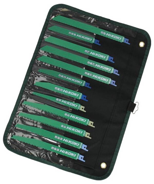 HiKOKI 752049 Set listova za recipročnu pilu, vrećica s 12 dijelova  1 Set