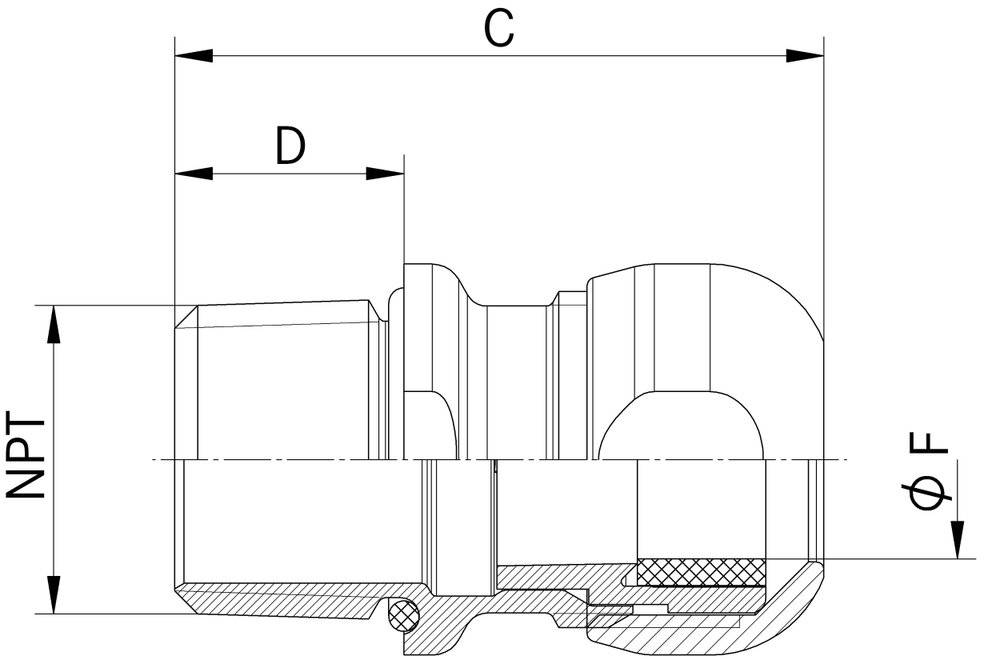 LAPP 53806783 kabelska uvodnica otporan na UV NPT 1 1/4" nehrđajući čelik 5 St.-1