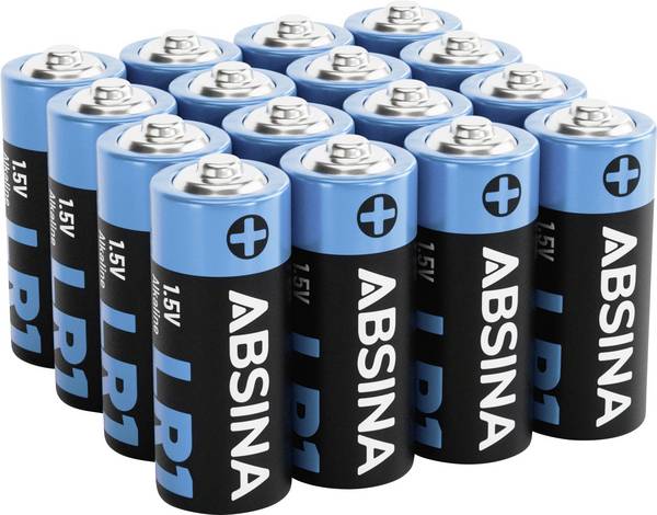 Absina  lady (n) baterija lady (N)  alkalno-manganov 1.5 V 800 16 St.