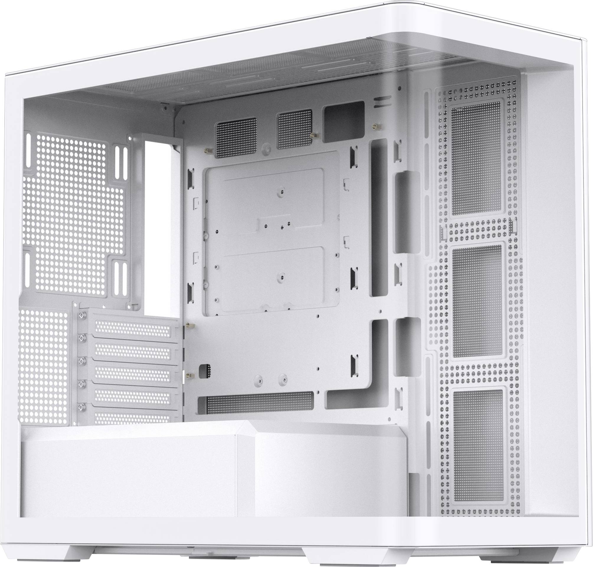 Jonsbo Midi-tower Behuizing, PC-behuizing, Gaming-behuizing Wit
