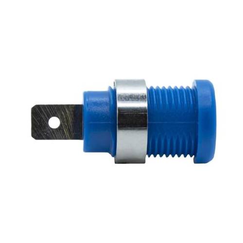 Mueller Electric BU-31610-6 banana utičnica ženski konektor Zatik-Ø: 6.4 mm plava boja 1 St. Piece-0