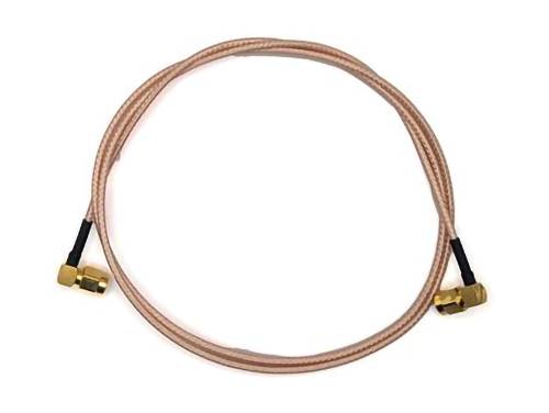 Mueller Electric BU-4150032036 Coaxkabel SMA-stekker SMA-stekker 0.91 m Transparant 1 stuk(s)