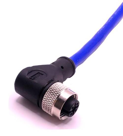 Mueller Electric C4D81M010 Sensor/actuator connector M12 Aantal polen (sensoren): 4 Bus, haaks 10 m 1 stuk(s)