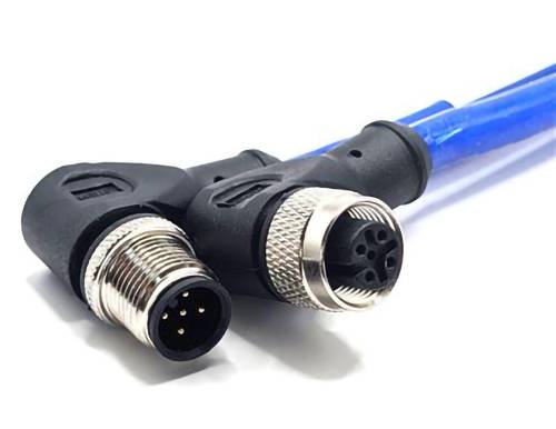 Mueller Electric C5BD82M010 utični konektor za senzor/aktivator M12 kutni muški konektor, ženski konektor, kutni 10 m Br-0