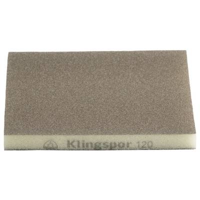 Klingspor 125281 SW 501 Brusne spužve, granulacija korunda 120, 96 x 123 x 12,5 mm 100 St.-0