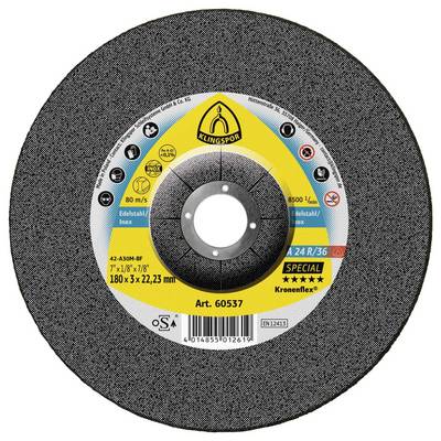 Klingspor A 24 R/36 Special 60537 rezna ploča s glavom 180 mm 25 St. nehrđajući čelik-0