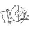 Slika simbola za Klingspor A 624 SX Supra 353111 rezna ploča ravna 305 mm 10 St. čelik