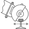 Slika simbola za Klingspor A 624 SX Supra 351433 rezna ploča ravna 356 mm 10 St. čelik