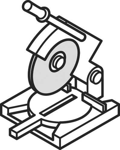 Slika simbola za Klingspor A 930 N Special 322628 rezna ploča ravna 350 mm 10 St. čelik