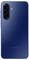 Plavi pametni telefon s trostrukim stražnjim kamerama, LED bljeskalicom i Samsung logotipom blizu dna.