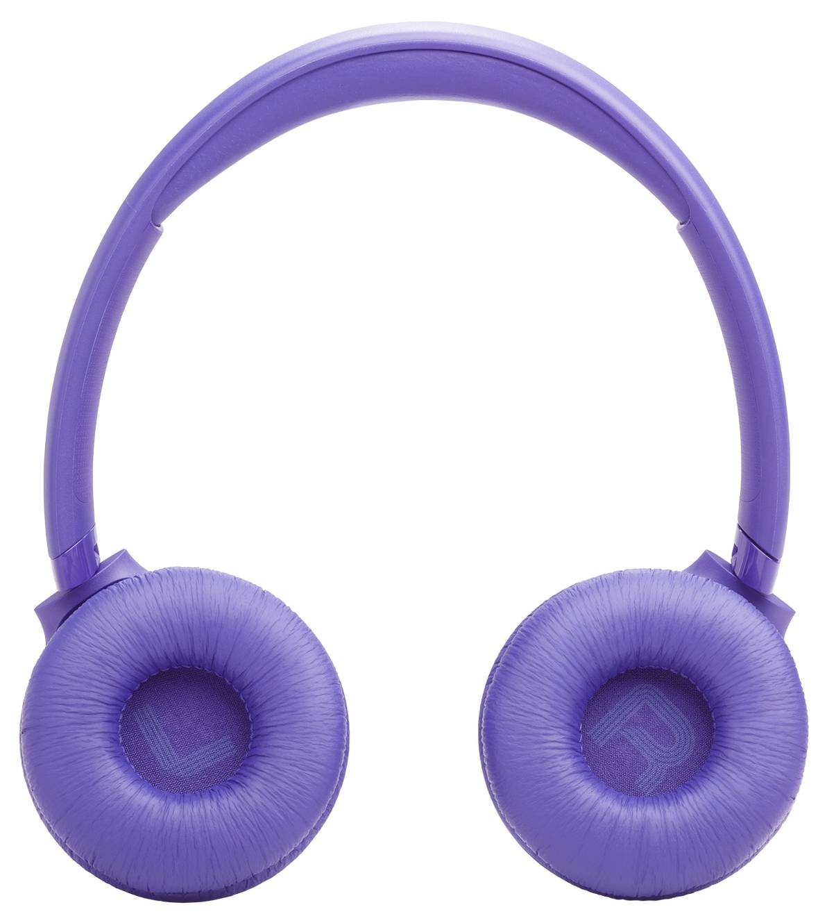 Plave over-ear slušalice prikazane sprijeda, kojima se ističu umetnute jastučnice označene slovima 'L' i 'R' za lijevi i desni kanal.