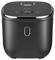 Crni air fryer s digitalnim zaslonom, kontrolnim gumbom na vrhu i elegantnim dizajnom, koji se koristi za kuhanje hrane s minimalnom količinom ulja.