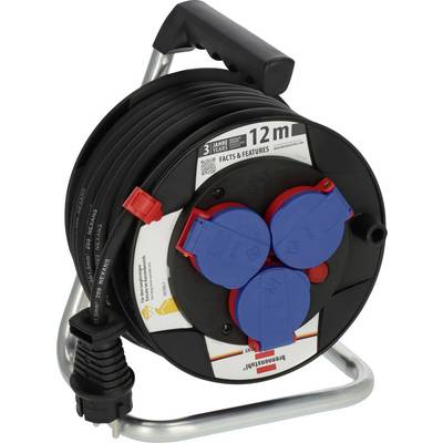 Brennenstuhl 9123020115 kabelski bubanj 12 m crna-0