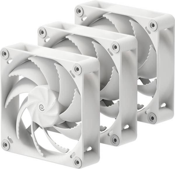HAVN HAVN H12 PWM Lüfter, 3er Pack, 120mm - weiß ventilator za PC kućište bijela (Š x V x D) 120 x 30 x 120 mm