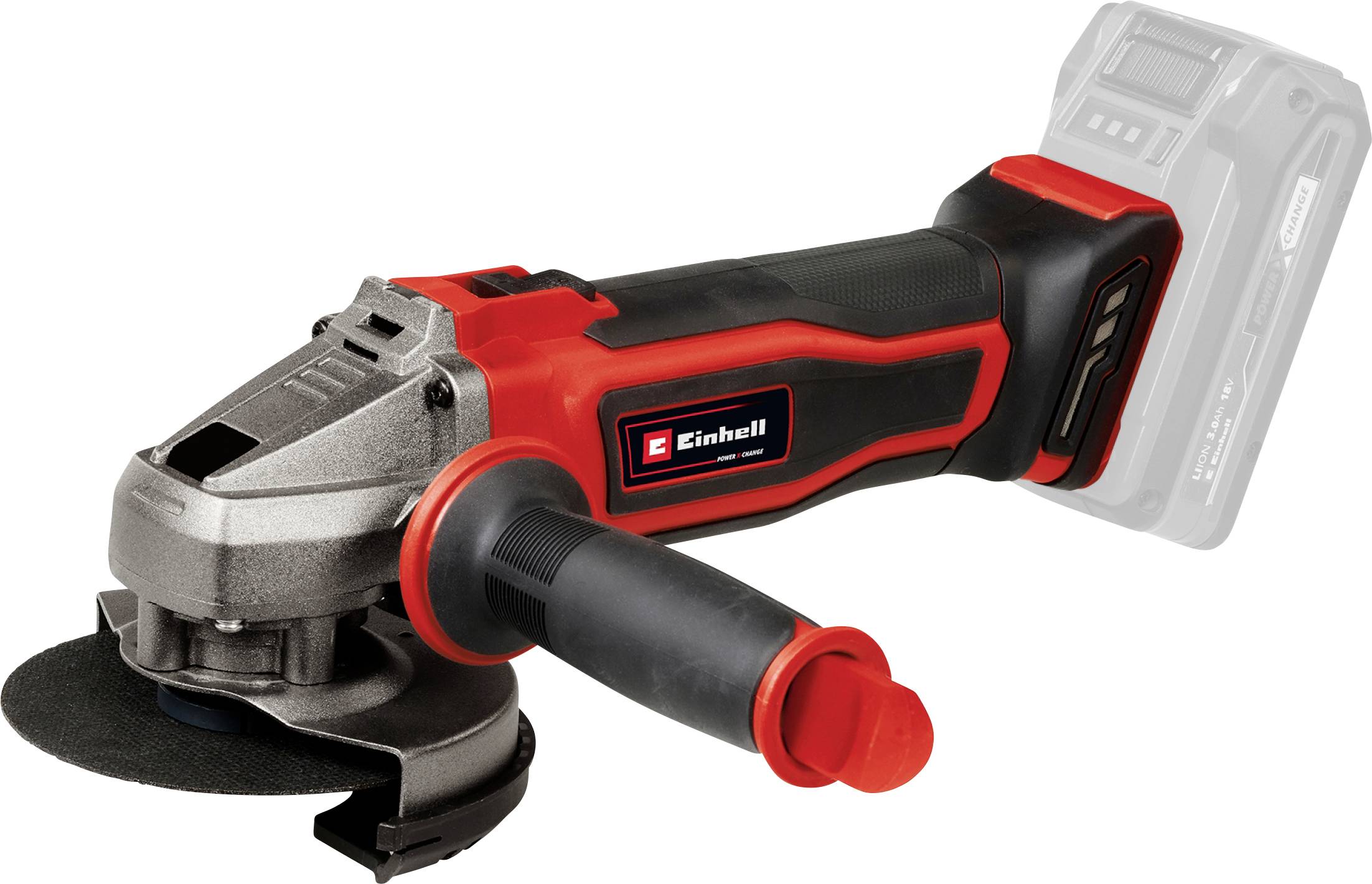 Einhell TE-AG 18/125-2 Li - Solo 4431168 Vinkelslip batteridriven 125 mm exkl. batteri/laddare, Utan laddare 2.5 Ah