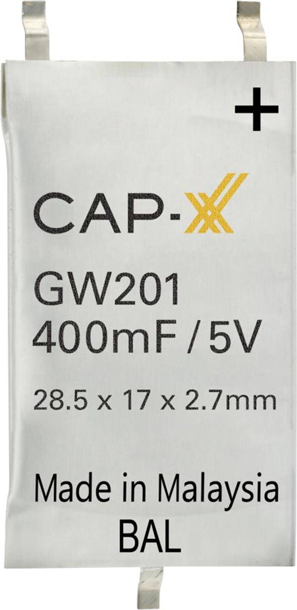 CAP-XX GW201F kondenzator Super-Cap 400 mF 5 V   1 St. Box