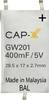 CAP-XX GW201F kondenzator Super-Cap 400 mF 5 V 1 St. Box