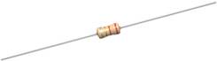 Otpornik s obojenim trakama koji se koristi za indiciranje vrijednosti otpora u elektroničkim sklopovima.