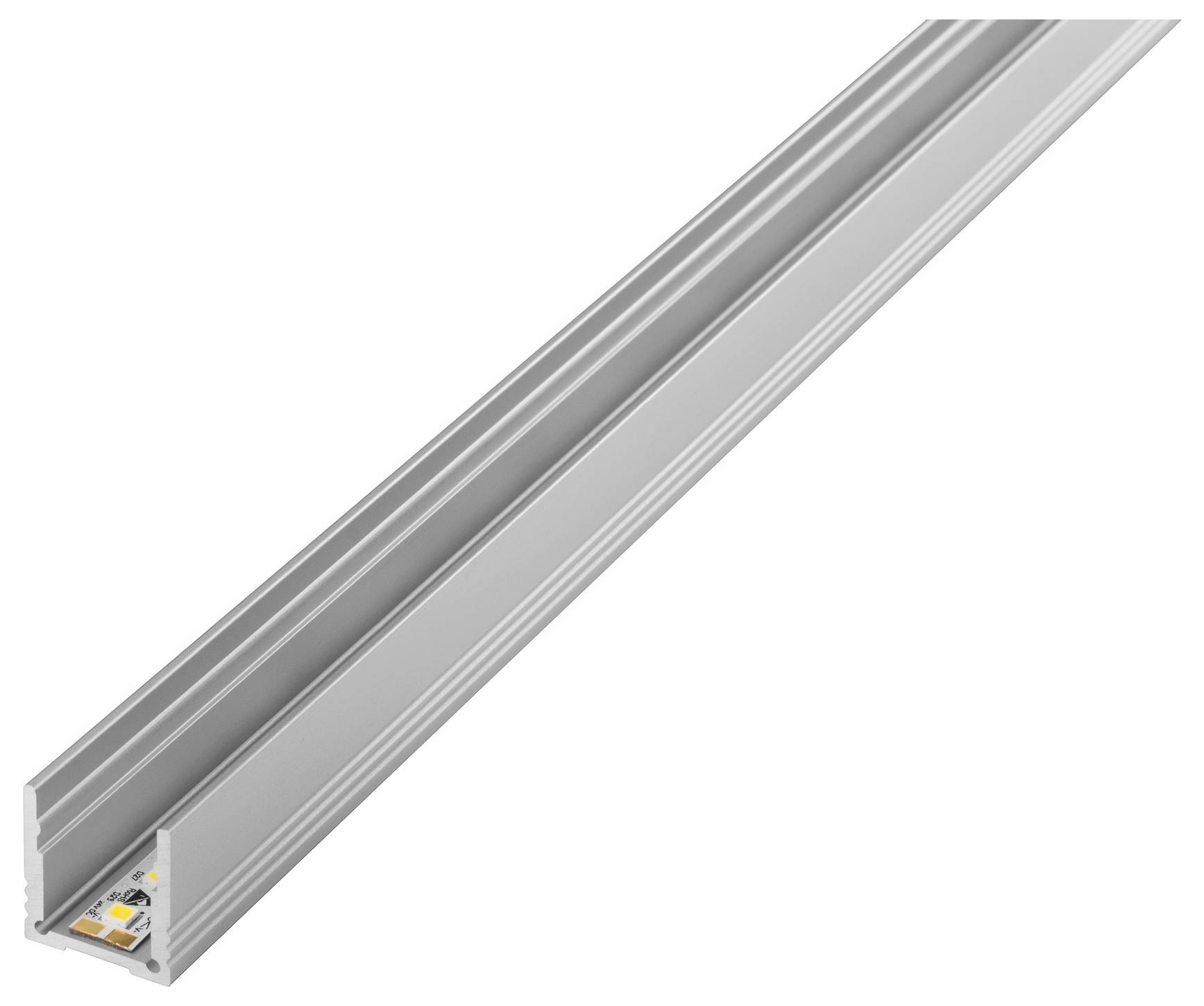 Barthelme 62399105 62399105 LED-profiel Aluminium (l x b x h) 5030 x 18.4 x 19.7 mm 1 stuk(s)