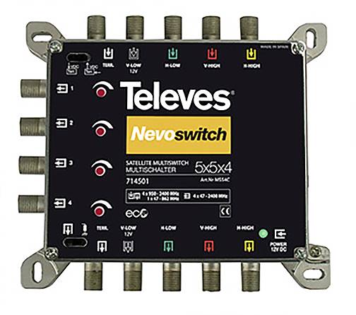 Televes MS54C Satelliet multiswitch