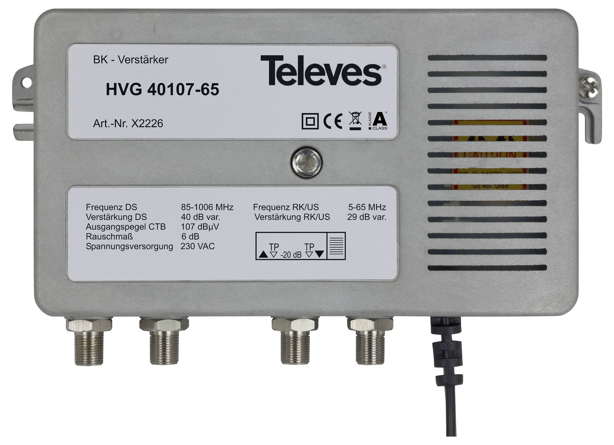 Televes HVG40107-65 Kabeltelevisieversterker
