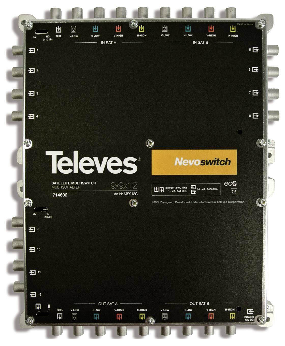 Televes MS912C Satelliet multiswitch