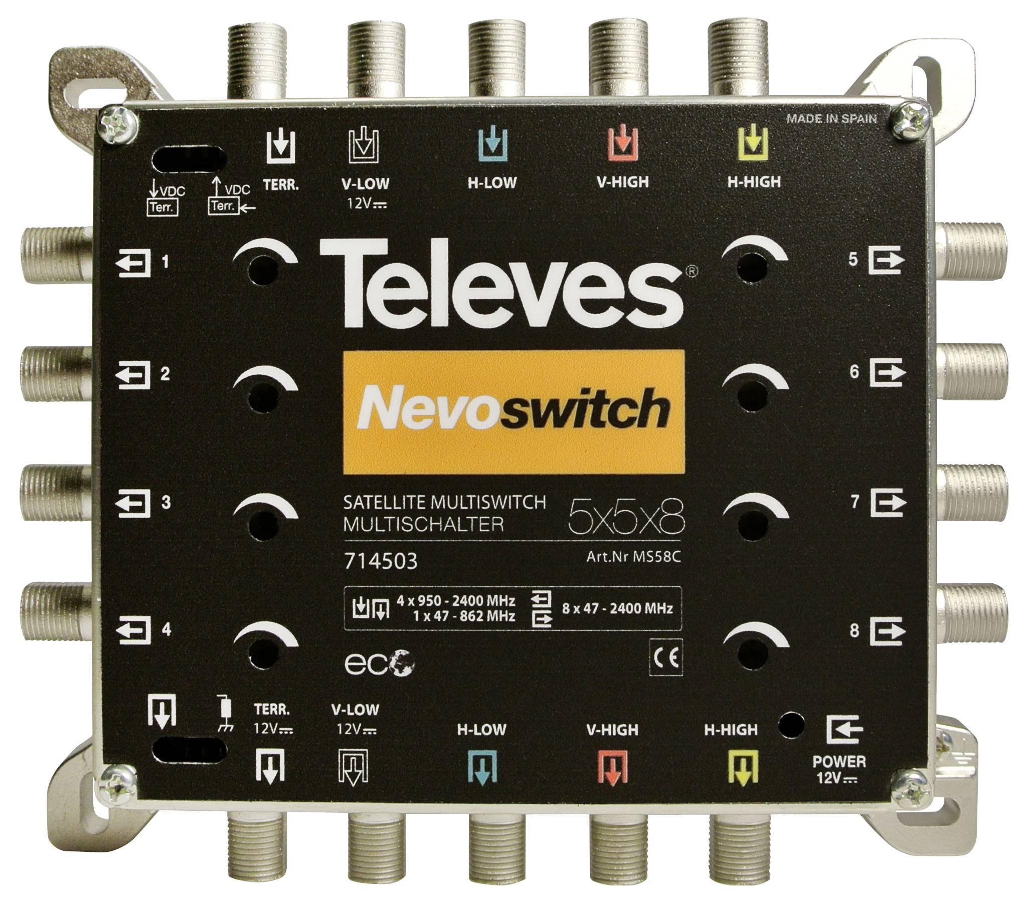 Televes MS58C Satelliet multiswitch