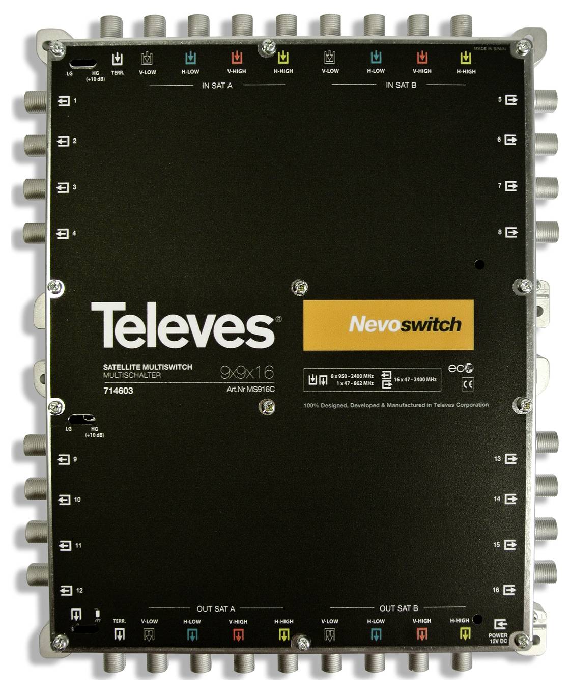 Televes MS916C Satelliet multiswitch