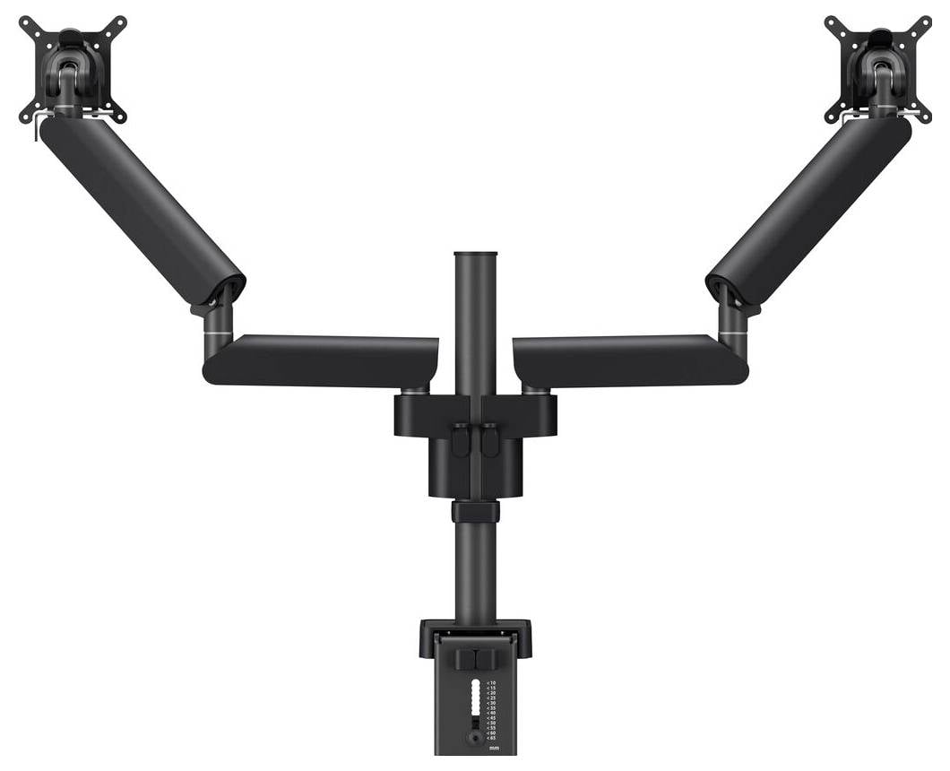 Vogel's MOMO 4237 stolni nosač za monitor 2 Zaslon(i) 25,4 cm (10") - 86,4 cm (34") crna podesiv po visini, vrtljivi nos-1
