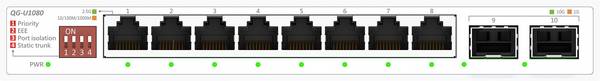Asus 90IG0A00-MO3B00 QG-U1080 mrežni preklopnik  10 GBit/s