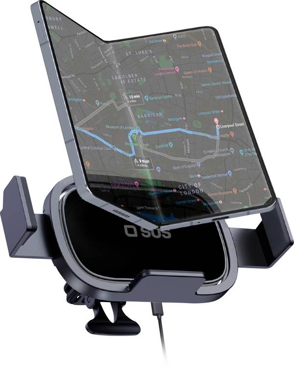 sbs mobile Wide Screen ventilacijska rešetka držač za mobitel s funkcijom punjenja indukcijom