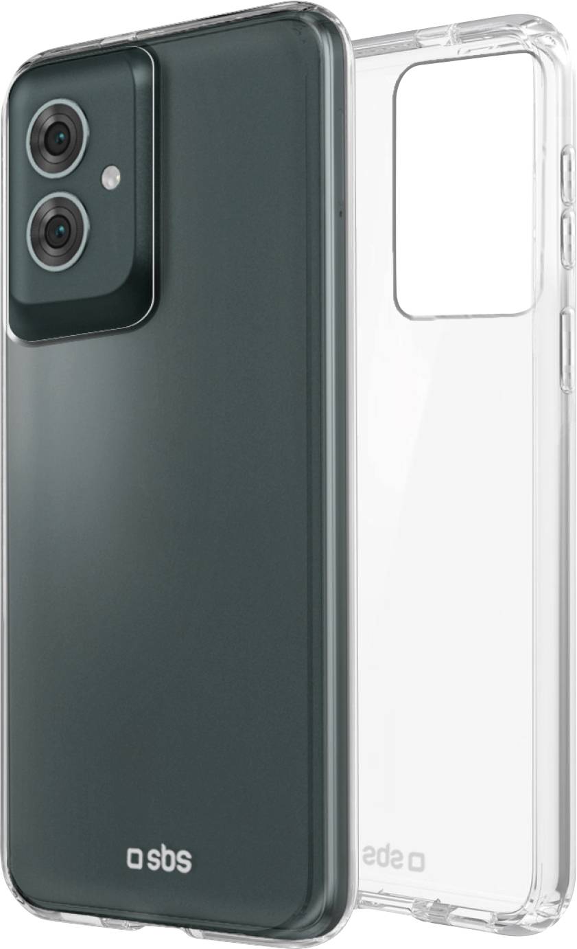 Dvije futrole za pametni telefon, jedna crna, jedna prozirna, prikazane dijagonalno s vidljivim markama na dnu.