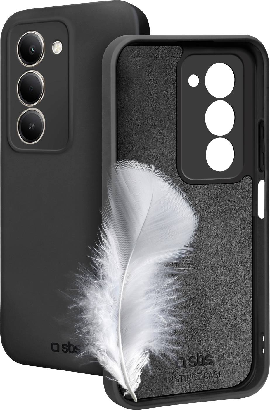 sbs mobile Cover Xiaomi Redmi 15 Zwart Stootbestendig