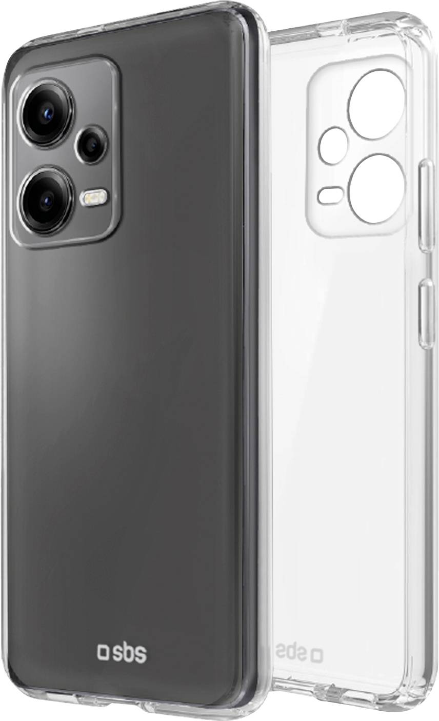 sbs mobile Cover Xiaomi Redmi Note 12 5G Transparant Stootbestendig