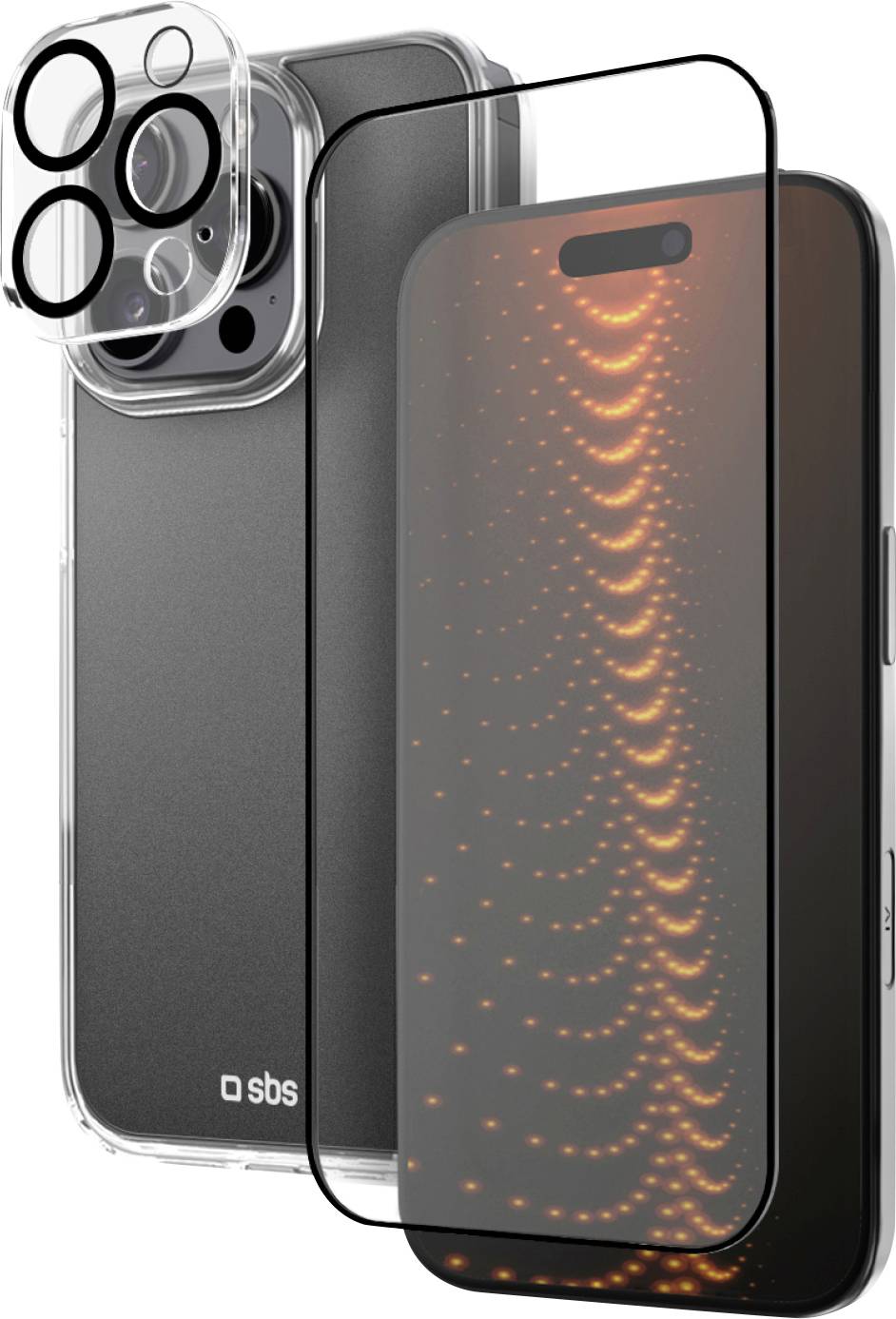 sbs mobile Cover Apple iPhone 16 Pro Transparant Stootbestendig