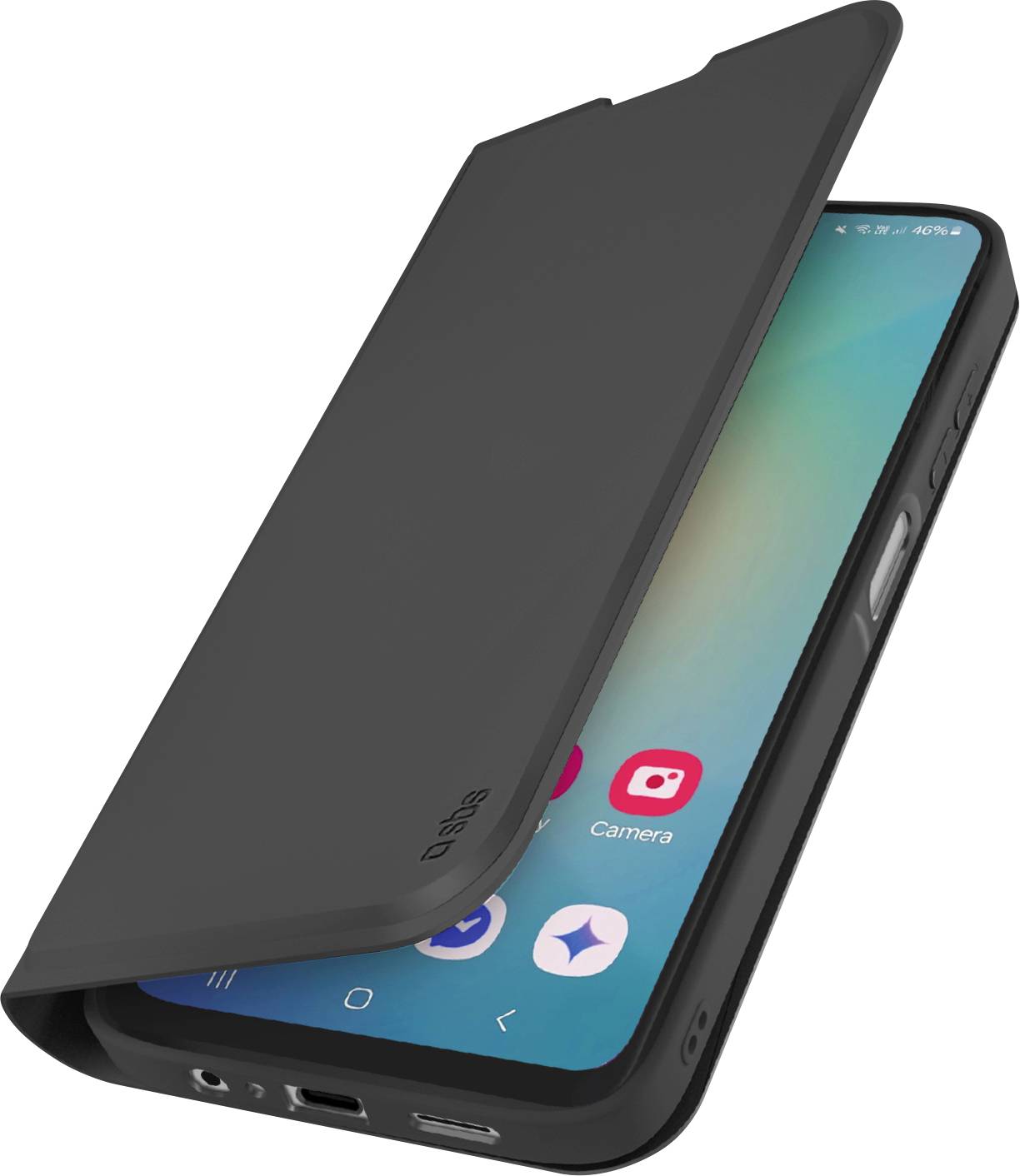 sbs mobile Flip cover Samsung Galaxy A07 Zwart