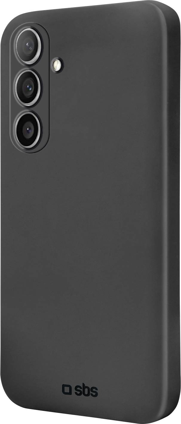 Pametni telefon s plavim zaslonom, djelomično prekriven prozirnom zaštitnom folijom.