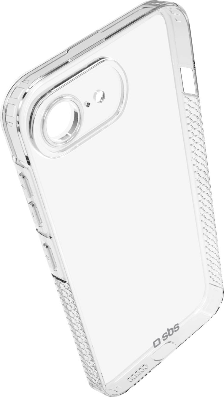 sbs mobile Cover Apple iPhone 16e Transparant Stootbestendig