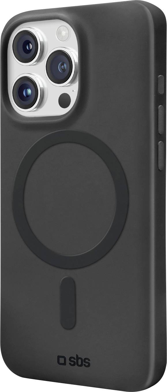sbs mobile Cover Apple iPhone 16 Pro Zwart MagSafe compatible