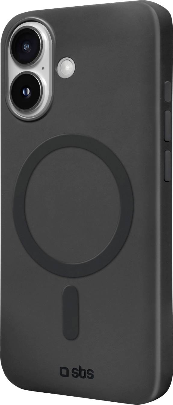 sbs mobile Cover Apple iPhone 16 Plus Zwart