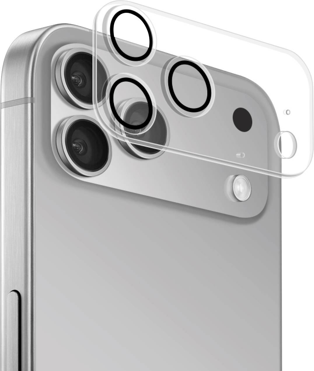 Puro Camera Standard tempered glass for iPhone 17 Pro for camera island and lenses