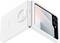 Bijeli preklopni smartphone s dva stražnja fotografska aparata, djelomično otvoren, koji prikazuje njegov elegantan dizajn i minimalistički stil.
